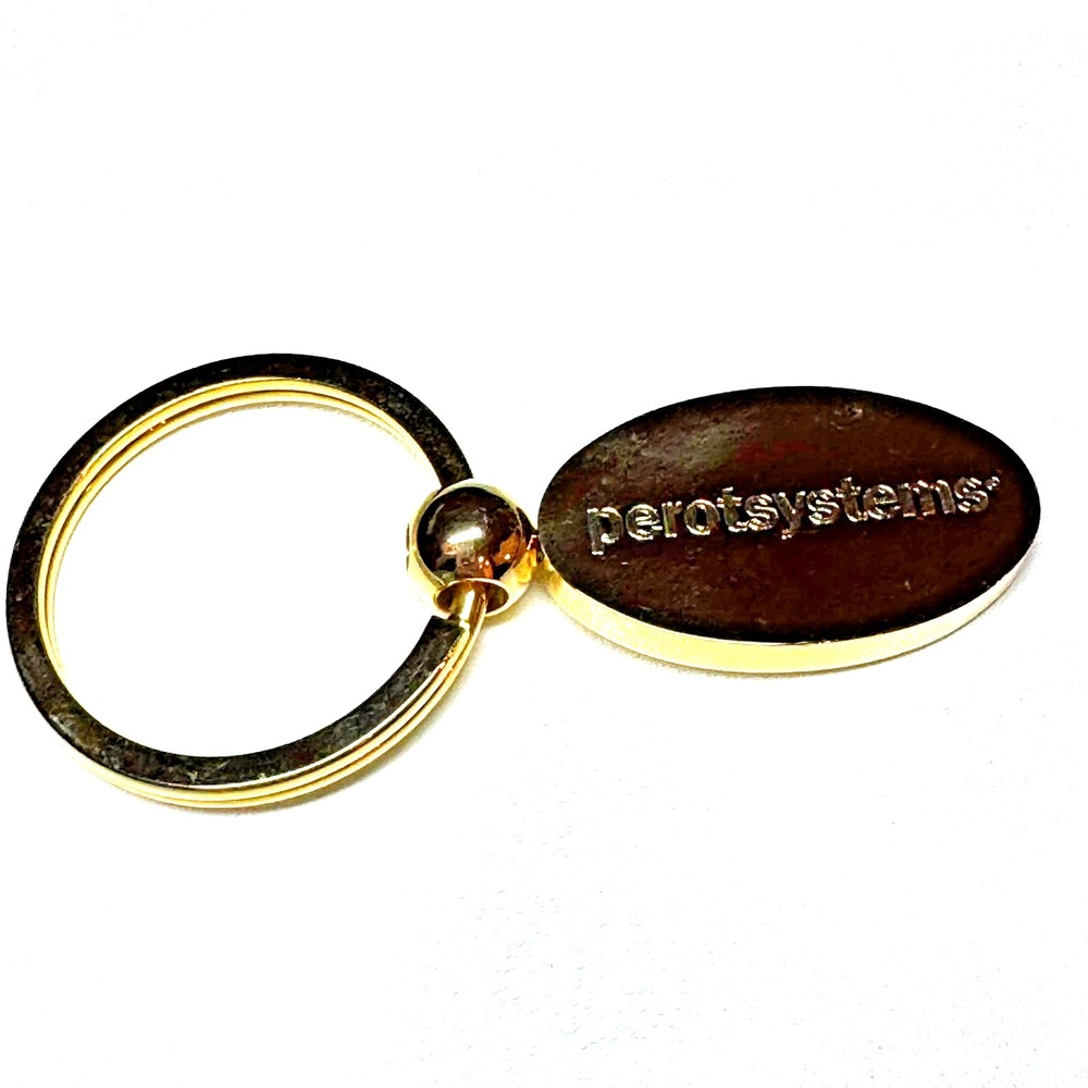 Perosystems Gold tone Keychain Key Ring